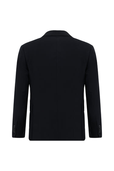  Koyu Lacivert Slim Fit Dar Kesim Yelekli Takım Elbise