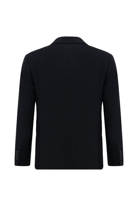 Koyu Lacivert 7 Drop Super Slim Fit Eksra Dar Kesim Yelekli Takım Elbise