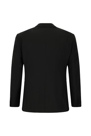  Siyah Regular Fit Şal Yaka Yelekli Smokin & Damatlık