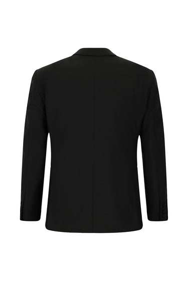  Siyah Regular Fit Şal Yaka Yelekli Smokin & Damatlık