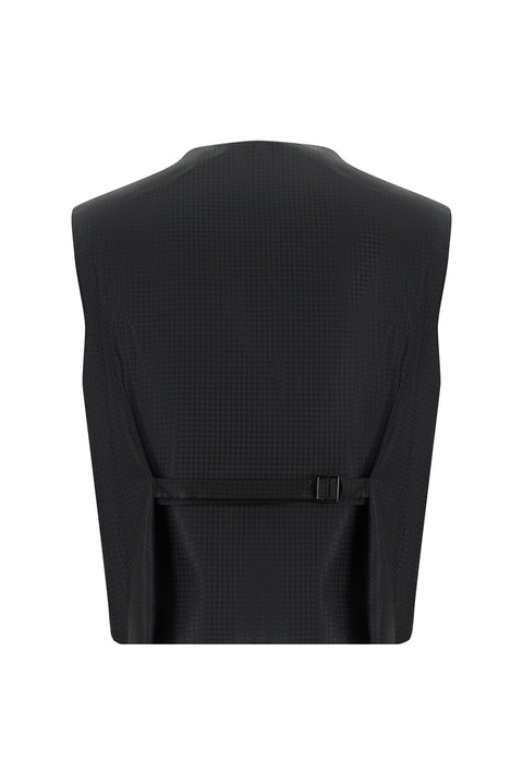 Siyah 4 Drop Relaxed Fit Rahat Kesim Şal Yaka Yelekli Smokin & Damatlık