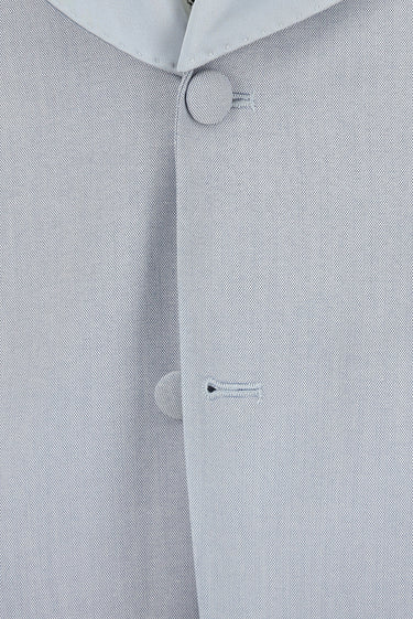 Açık Mavi 4 Drop Relaxed Fit Rahat Kesim Şal Yaka Smokin & Damatlık