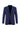  Orta Lacivert Slim Fit Dar Kesim Klasik Desenli Keten Karışımlı Takım Elbise