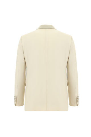  Açık Bej Sivri Yaka Smokin & Damatlık