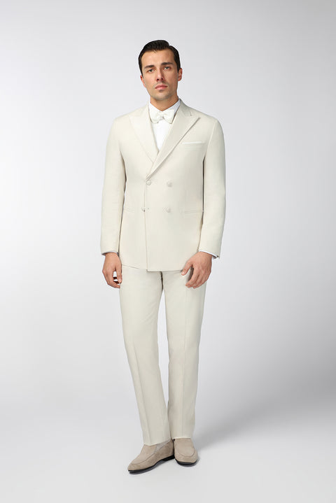 Taş 6 Drop Regular Fit Standart Kesim Sivri Yaka Kruvaze Smokin & Damatlık