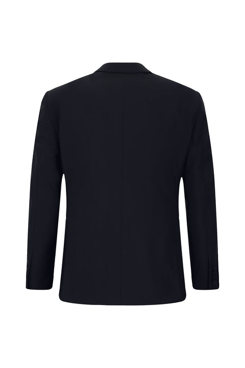 Koyu Lacivert Oversize Ekstra Rahat Kalıp Sivri Yaka Kruvaze Smokin & Damatlık