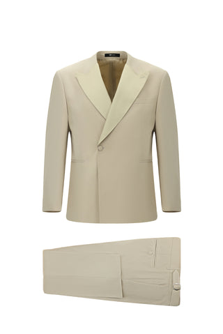  Kum Oversize Ekstra Rahat Kesim Sivri Yaka Kruvaze Smokin & Damatl?k-Ki??l?