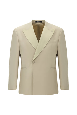  Kum Oversize Ekstra Rahat Kesim Sivri Yaka Kruvaze Smokin & Damatl?k-Ki??l?