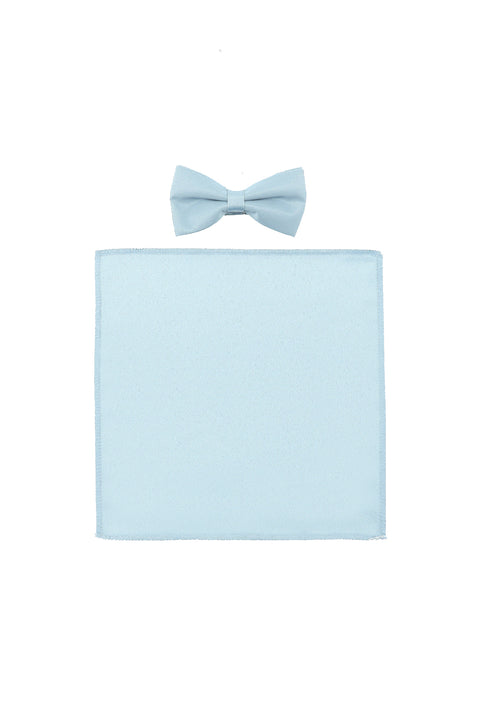 Açık Mavi 7 Drop Slim Fit Dar Kesim Sivri Yaka Yelekli Smokin & Damatlık