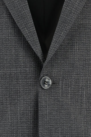  Orta Füme Slim Fit Dar Kesim Klasik Desenli Takım Elbise