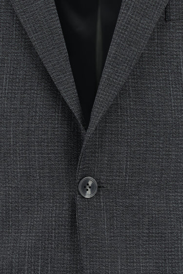  Koyu Füme Slim Fit Dar Kesim Klasik Desenli Takım Elbise
