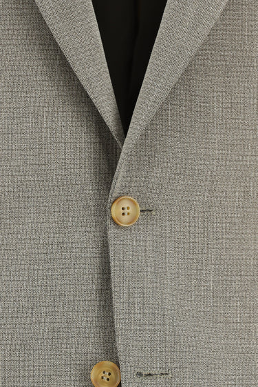 Açık Vizon Slim Fit Dar Kesim Klasik Desenli Takım Elbise