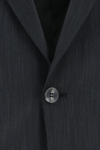  Orta Füme Regular Fit Klasik Desenli Takım Elbise