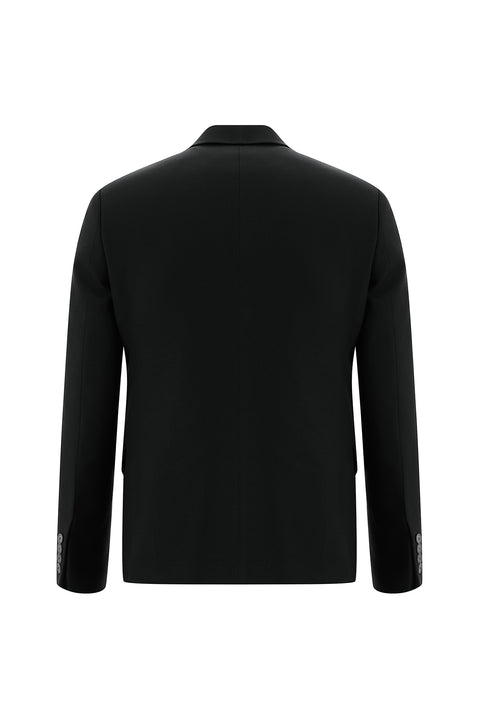 Koyu Antrasit 6 Drop Regular Fit Standart Kesim Desenli Takım Elbise