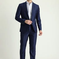 Koyu Havacı 8 Drop Muscle Fit Uzun Atletik Kesim Takım Elbise