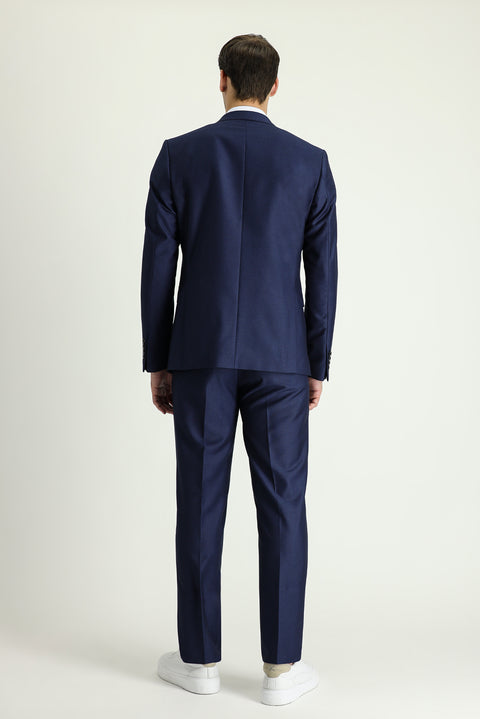 Koyu Havacı 8 Drop Muscle Fit Uzun Atletik Kesim Takım Elbise