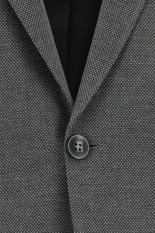  Orta Füme Regular Fit Klasik Desenli Takım Elbise