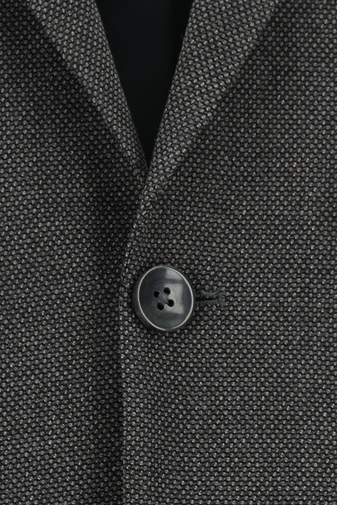 Koyu Füme 7 Drop Slim Fit Dar Kesim Desenli Takım Elbise