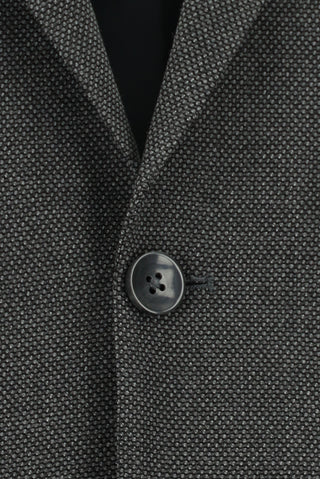  Koyu Füme Relaxed Fit Rahat Kesim Klasik Desenli Takım Elbise