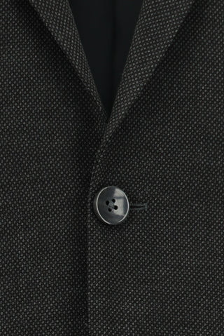  Koyu Antrasit Relaxed Fit Rahat Kesim Klasik Desenli Takım Elbise