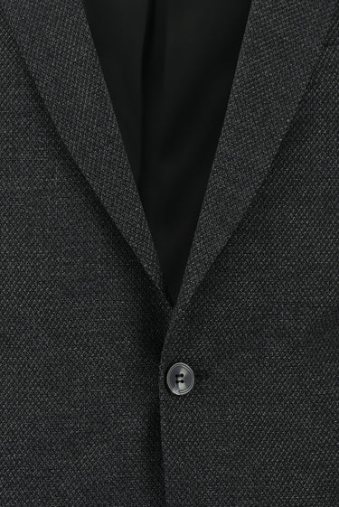 Koyu Antrasit 4 Drop Relaxed Fit Rahat Kesim Klasik Desenli Takım Elbise