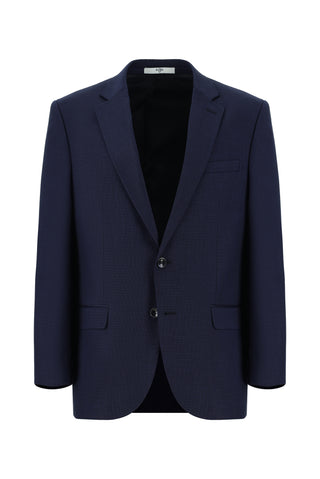  Açık Lacivert 7 Drop Super Slim Fit Eksra Dar Kesim Desenli Takım Elbise