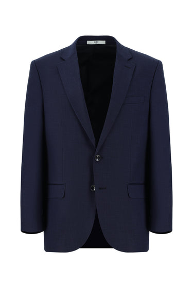  Açık Lacivert Super Slim Fit Ekstra Dar Kesim Klasik Desenli Takım Elbise