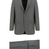 Koyu Vizon 4 Drop Relaxed Fit Rahat Kesim Desenli Takım Elbise