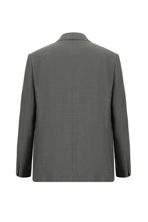 Koyu Vizon 7 Drop Super Slim Fit Eksra Dar Kesim Desenli Takım Elbise