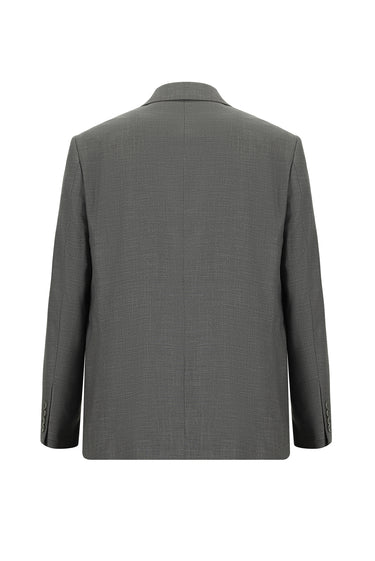  Koyu Vizon Relaxed Fit Rahat Kesim Klasik Desenli Takım Elbise