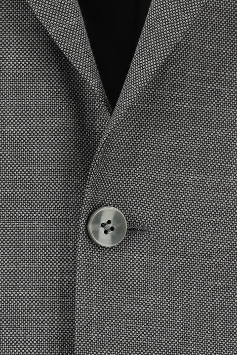 Koyu Vizon 4 Drop Relaxed Fit Rahat Kesim Desenli Takım Elbise