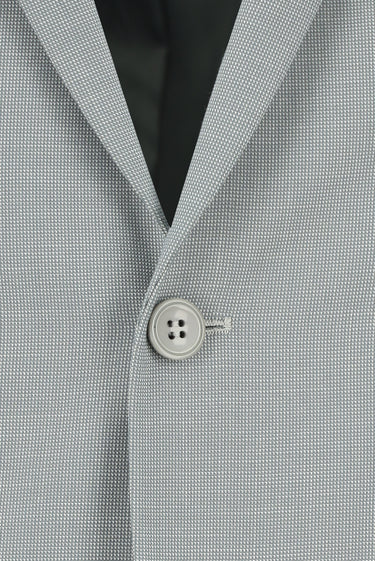 Açık Gri Slim Fit Dar Kesim Klasik Desenli Takım Elbise