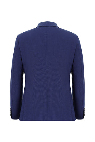  Koyu Lacivert Super Slim Fit Ekstra Dar Kesim Klasik Desenli Takım Elbise