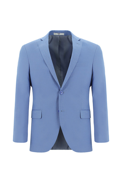 Mavi 7 Drop Slim Fit Dar Kesim Desenli Takım Elbise