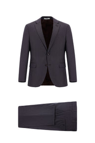 Dark Smoke 4 Drop Relaxed Fit Peak Lapel Classic Plaid Jacket