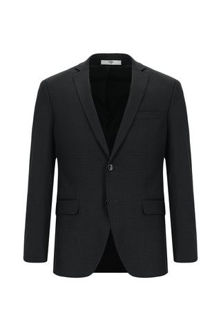  Koyu Antrasit Super Slim Fit Ekstra Dar Kesim Klasik Desenli Takım Elbise