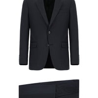 Medium Anthracite 7 Drop Slim Fit Patterned Suit