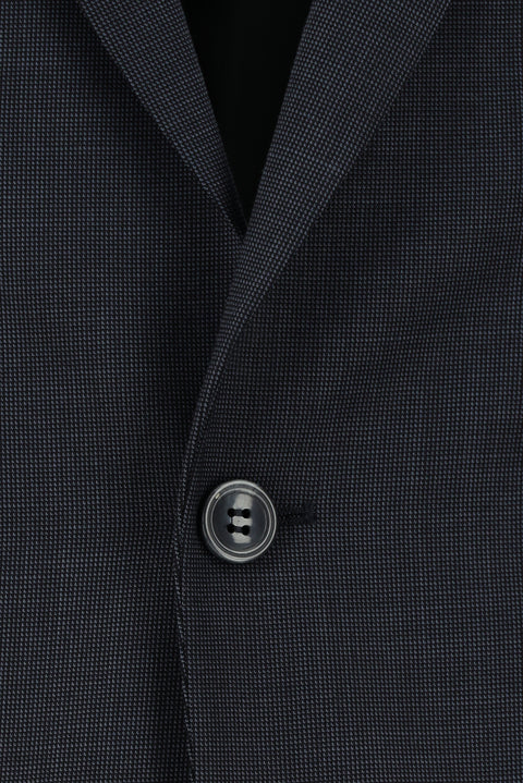 Orta Antrasit 7 Drop Super Slim Fit Eksra Dar Kesim Desenli Takım Elbise