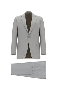  Koyu Vizon 7 Drop Slim Fit Dar Kesim Desenli Takım Elbise