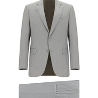 Dark Mink 6 Drop Regular Fit Standard Cut Patterned Suit