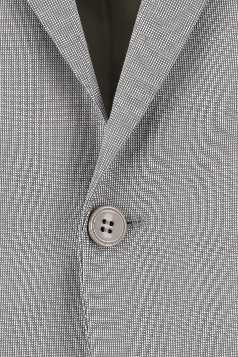 Koyu Vizon 7 Drop Super Slim Fit Eksra Dar Kesim Desenli Takım Elbise