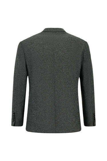  Açık Antrasit Slim Fit Dar Kesim Klasik Desenli Takım Elbise