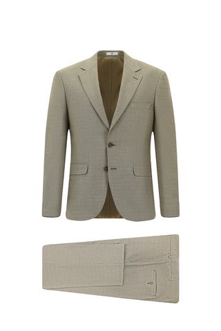  Orta Vizon Relaxed Fit Rahat Kesim Klasik Desenli Takım Elbise