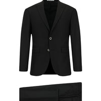 Siyah Super Slim Fit Ekstra Dar Kesim Klasik Takım Elbise