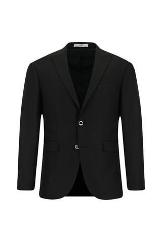  Siyah 7 Drop Super Slim Fit Eksra Dar Kesim Klasik Takım Elbise