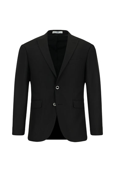  Siyah Super Slim Fit Ekstra Dar Kesim Klasik Takım Elbise