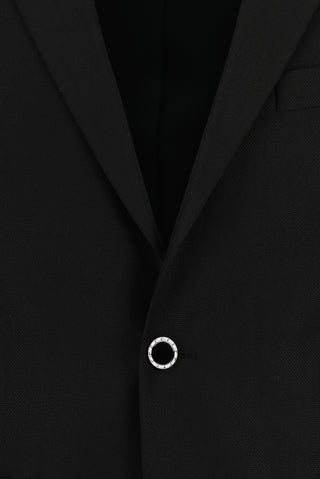  Siyah 7 Drop Super Slim Fit Eksra Dar Kesim Klasik Takım Elbise