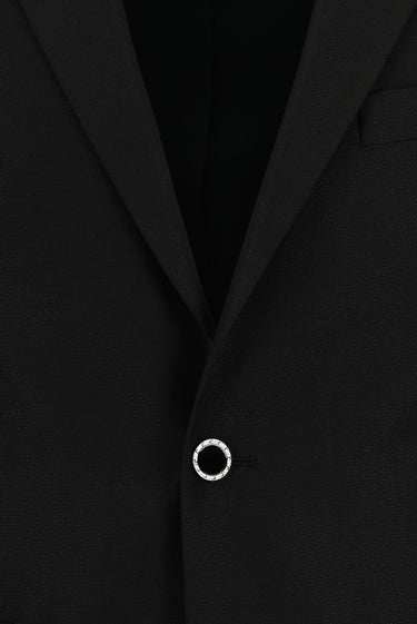  Siyah Super Slim Fit Ekstra Dar Kesim Klasik Takım Elbise