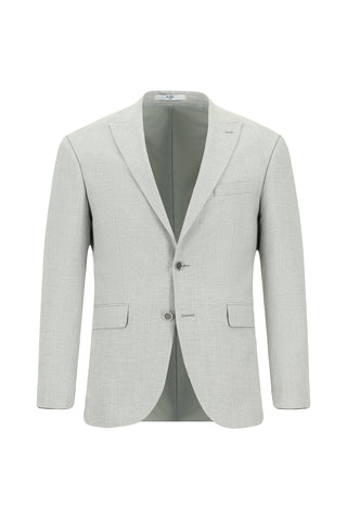  Açık Gri 7 Drop Super Slim Fit Eksra Dar Kesim Klasik Takım Elbise