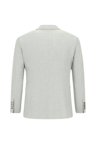  Açık Gri 7 Drop Super Slim Fit Eksra Dar Kesim Klasik Takım Elbise